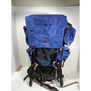 Vintage Kelty Yukon Blue Exterior Aluminum Frame Hiking Backpack